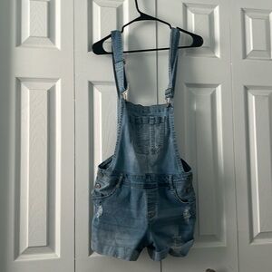 Jean Shorts Overalls